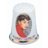 Audrey Hepburn Bone China Thimble