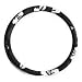 - 	 Hawaii Hibiscus Floral Print Steering Wheel Cover - Black