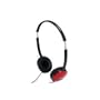 JVC HAS150RX Light weight Flat Folding Headphone (Red)