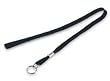 Battalion 2XKJ1 Flat Neck Cord, Black, 5/16 In, PK 10