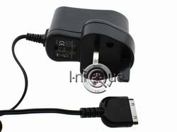 i-nique 3 PIN UK Power charger for Sandisk Sansa E200 / Rhapsody / C200 / Connect / View