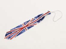 Bristol Novelty BA907 Union Jack Sequin Long Tie