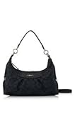 Coach F19766 Black Grey/Black Ashley Signature Convertible Hobo Handbag thumbnail