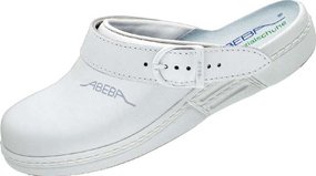 ABEBA Damen- und Herren-Clog CE DIN/EN 347-1 ORO weiss