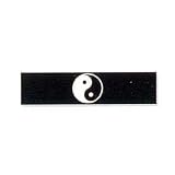 Ying Yang Karate Martial Arts Headband - Black