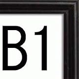 ポスター用フレーム　 【　B1　】 Black ﾌﾚｰﾑｻｲｽﾞ(cm)103×73 の評価・レビュー