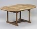 Brema Marketing Teak-Ausziehtisch 90/125x90cm
