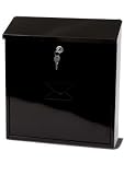 from G2 Trading Severn - Superb Black Large A4 Capacity Steel Postbox Mailbox Letterbox