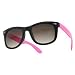Neon Retro Wayfarer Sunglasses [2793] - Black / Pink