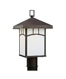 1L Post Lantern Cottage Bronze