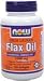 HI Lignan Flax Seed Oil by NOW Foods - Natural Foods (3000 mg - 120 Softgels)