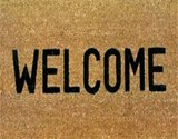 Welcome Coir Mat - Coco Fibre Doormat