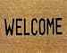 Outdoor Living : Welcome Coir Mat - Coco Fibre Doormat