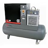 Chicago Pneumatic 10-HP 120-Gallon Rotary Screw Air Compressor (208/230/460V 3-Phase) w/Dryer - QRS10.0HPD