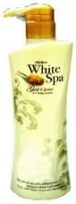 Mistine White Spa Gold Caviar Whitening Lotion Reduce Fine Lines &amp; Wrinkles 400ml 2pack