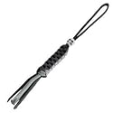 Boker Wilson Tactical Lanyard - Black-Gray with Skull