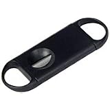 Black Cigar Cutter with Stainless Steel Blade