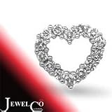 Jewelco London 18 Carat White Gold 27pts Diamond Pendant