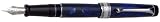 Aurora Optima - Auroloide Blue w/ Chrome Medium Point Fountain Pen - AU-996CB-M