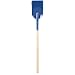 Children's Toy Gardening Tools: Kid Sized Metal Classic Shovel Spade 27.5" Blue, made in Sweden by NYBY