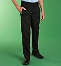 Boys' Slim Fit Trousers with Adjustable Waist