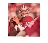 Joe Montana San Francisco 49ers ''Canton Ohio'' Lithograph by Daniel M. Smith