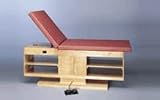 Professional Hi-Lo Treatment Tables, with Shelves & Gas Spring Adjustable Back