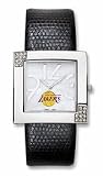 Los Angeles Lakers NBA Womens Glamour Leather Watch