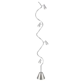 Adesso Venus Spiral Floor Lamp, Steel by Adesso