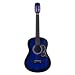 Mardi Gras Acoustic Blue Guitar