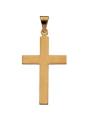 14K Gold Cross Pendant