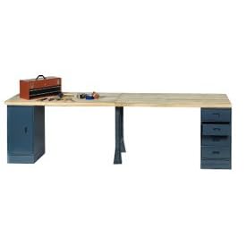 144 X 30 Extra-Long Bench - Hardboard Steel Top by Global Equipment Company Inc