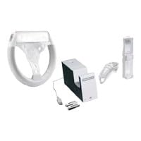 Thrustmaster White T-Megapack for Nintendo Wii T-Protect x 2, T-Charge,T-Go Kart Wheel (Wii)