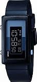 Casio Women’s Black Rectangular Digital Fashion Watch LA2100-1ADR