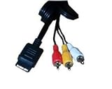 PLAYSTATION 1 2 or 3 Video AV 2 Metre Cable Lead