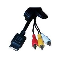 PLAYSTATION 1 2 or 3 Video AV 2 Metre Cable Lead