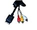PLAYSTATION 1 2 or 3 Video AV 2 Metre Cable Lead
