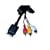 PLAYSTATION 1 2 or 3 Video AV 2 Metre Cable Lead