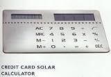Calculator - The size of a Credit Card