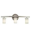 Access Lighting 63913-ORB-COB Classical 3 Light Bath Vanity Light in Oil Rubbed Bronze with Cobalt Blue glass