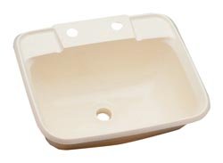 RV White Utility Sink