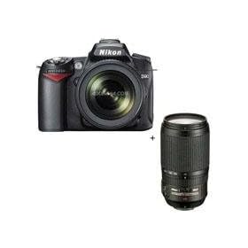 Nikon D90 Digital SLR with AF-S DX NIKKOR 18-105mm f/3.5-5.6G ED VR Lens & Nikon 70-300mm f/4.5-5.6G ED-IF AF-S VR Lens - U.S.A. Warranty