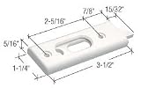 C.R. LAURENCE F2724 CRL White Tilt Window Latch With 2-5/16