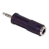 Belkin PRO Series - Audio adapter - mini-phone stereo 3.5 mm (M) - phone stereo 6.3 mm (F) - black