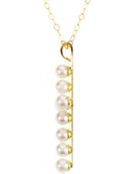 Genuine IceCarats Designer Jewelry Gift 14K Yellow Gold Youth Pearl Nck W/15" Ch. 23.88X16.85 Mm Children&apos;s Pearl Necklace W/15" Chain Youth Pearl Nck W/15" Ch In 14K Yellow Gold