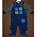 Baby : Letop Dragons French Terry Overall & Stripe Shirt Set