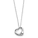 TI-5.Stunning 925 Sterling silver plated Open Heart Pendent ,T Designer Style Open Heart drop Fashion Necklace,Pendent. Excellent quality, fast delivery 18 Inch Long silver plated Neck chain included