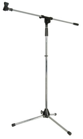 Floorstand with boom, height 1.6m, black