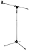 Floorstand with boom, height 1.6m, black