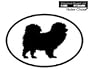 CHOW CHOW Oval Bumper Sticker